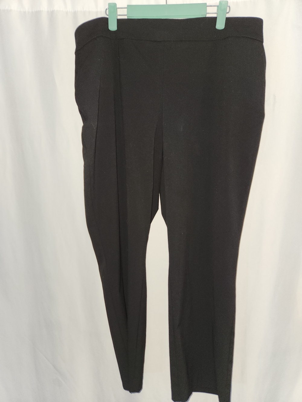 Hilary Radley Black Straight-Leg Dress Pant #classic #business casual #versatile